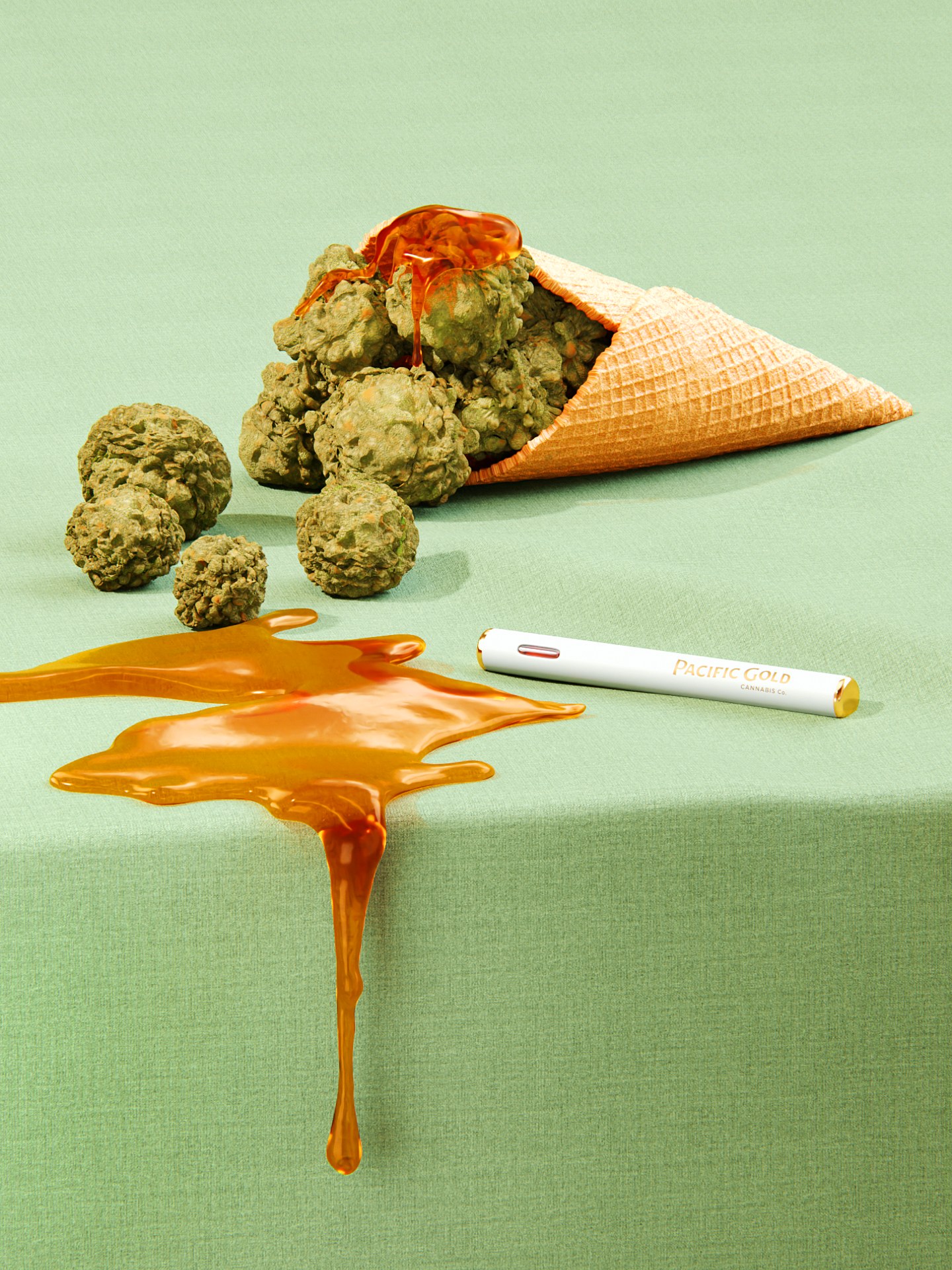 Pacific Gold Cone Vertical